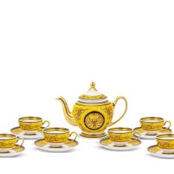 Bộ trà Minh Long, Bộ trà Minh Long Hoàng Cung Thiên Hương (Vàng)