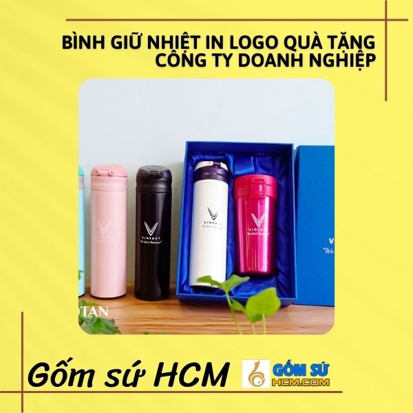 Bình giữ nhiệt in logo quà tặng công ty doanh nghiệp QTDNHCM24