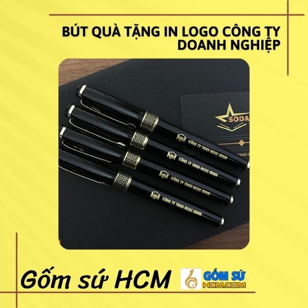 Bút Quà Tặng in logo Công Ty doanh nghiệp QTDNHCM27